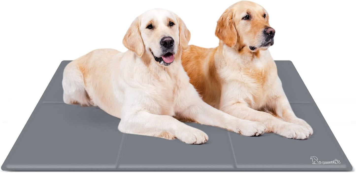 Premium Medium Dog Cooling Mat - 65x50cm, Non-Toxic Gel Self-Cooling Pad for Summer Comfort - Ideal for Dogs and Cats