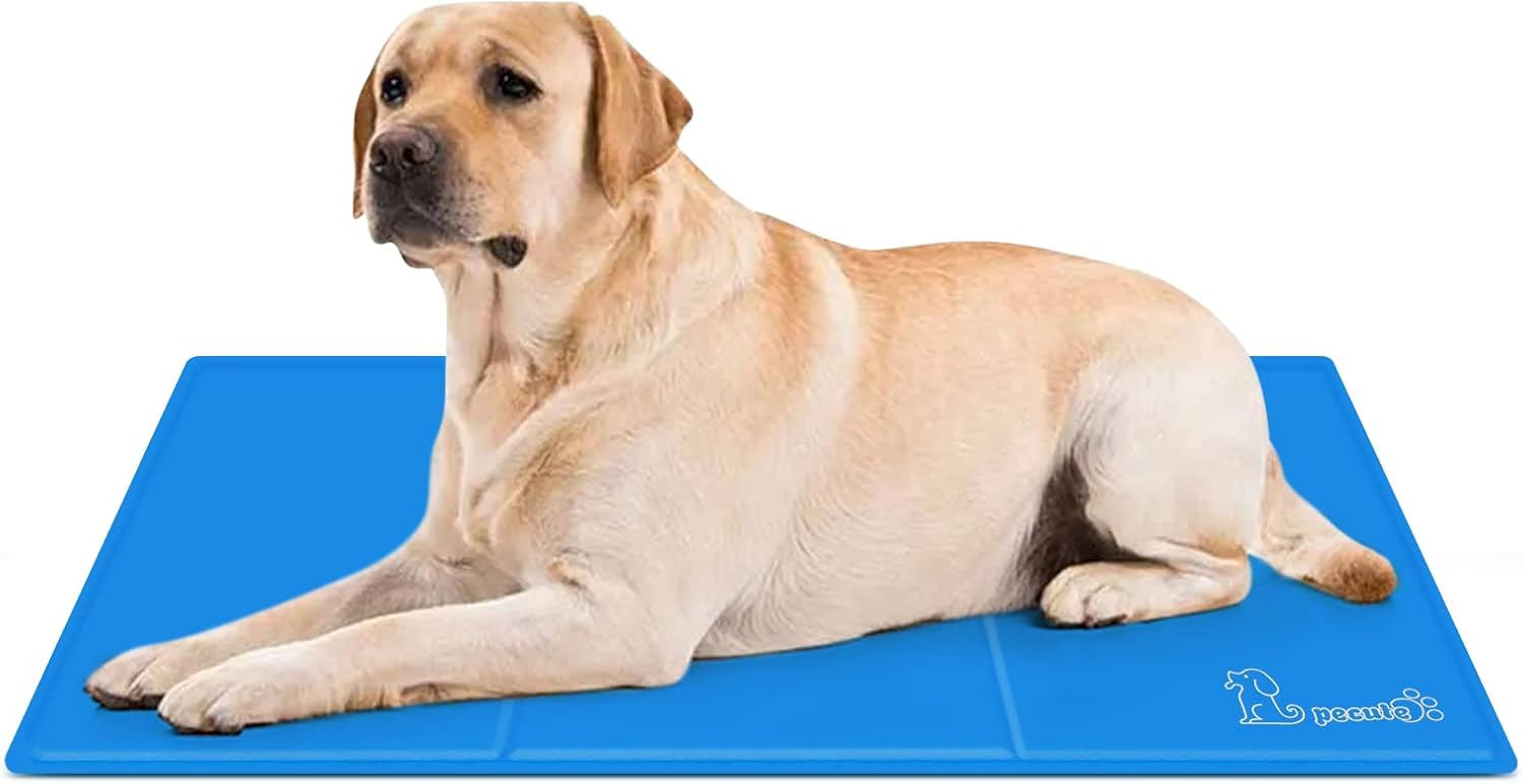 Premium Medium Dog Cooling Mat - 65x50cm, Non-Toxic Gel Self-Cooling Pad for Summer Comfort - Ideal for Dogs and Cats