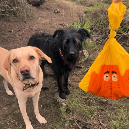 Humorous Dog Waste Bags - 60 Count Roll, Novelty Poop Bags for Pet Owners, Convenient Loose Roll Packaging