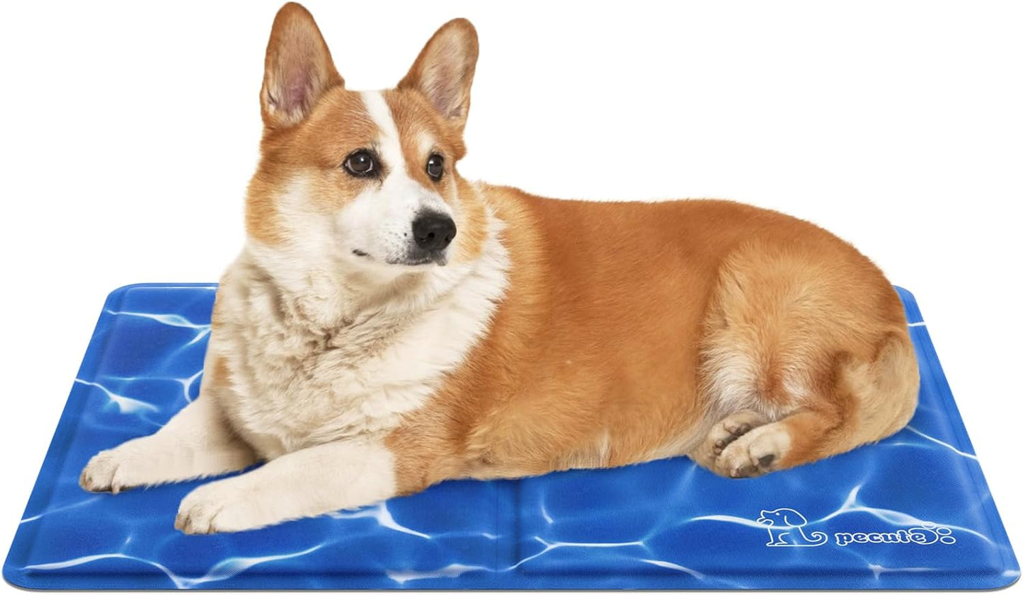 Premium Medium Dog Cooling Mat - 65x50cm, Non-Toxic Gel Self-Cooling Pad for Summer Comfort - Ideal for Dogs and Cats