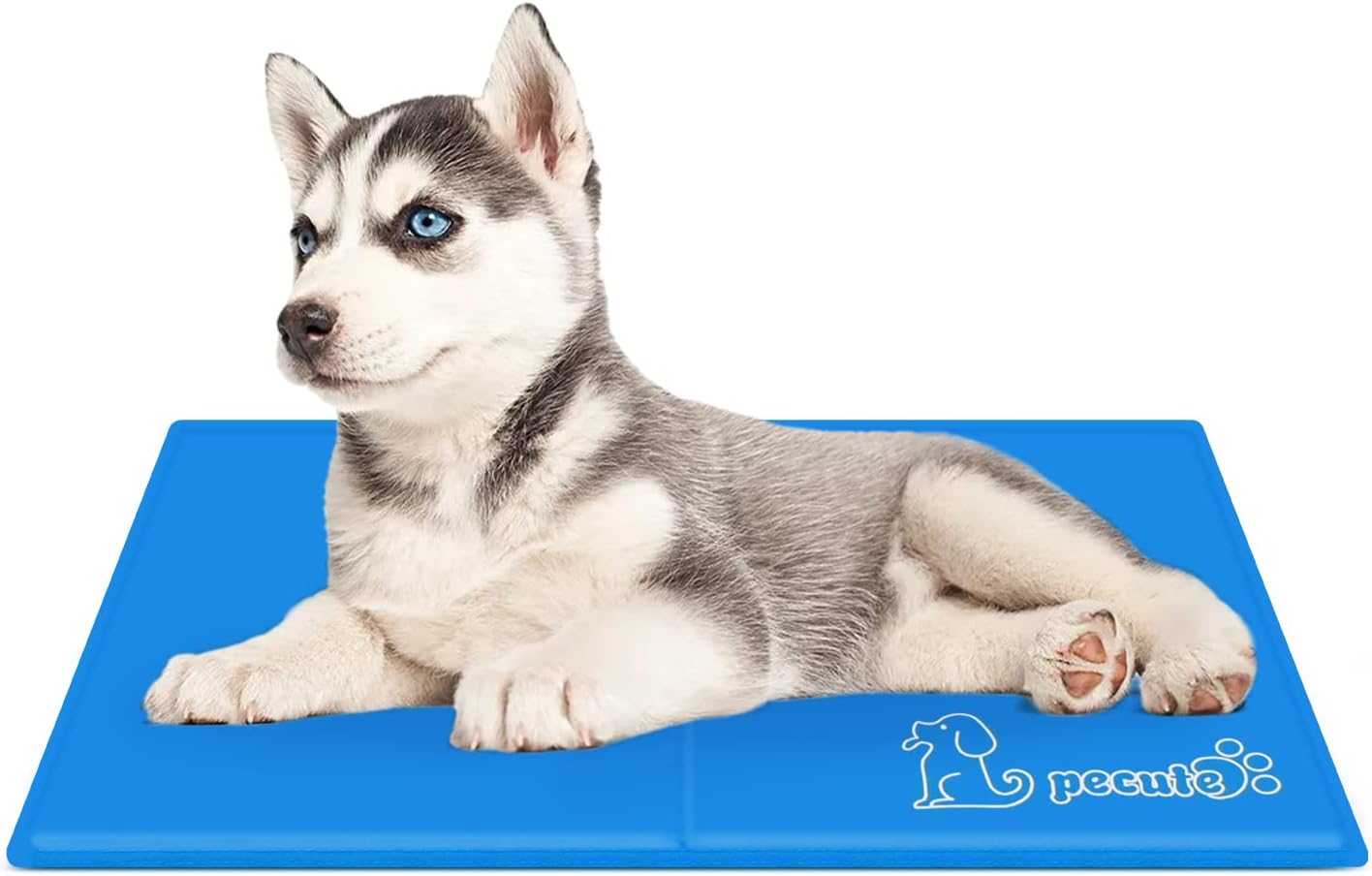 Premium Medium Dog Cooling Mat - 65x50cm, Non-Toxic Gel Self-Cooling Pad for Summer Comfort - Ideal for Dogs and Cats