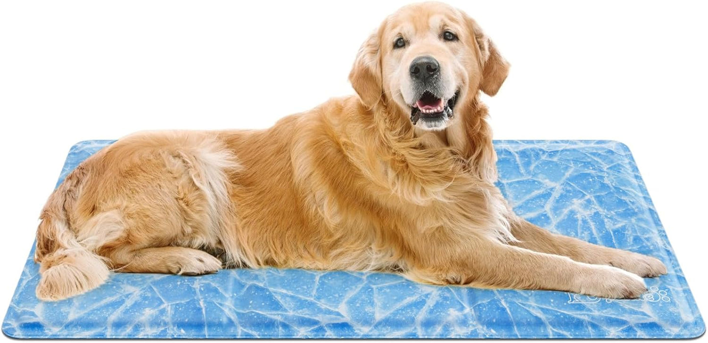 Premium Medium Dog Cooling Mat - 65x50cm, Non-Toxic Gel Self-Cooling Pad for Summer Comfort - Ideal for Dogs and Cats