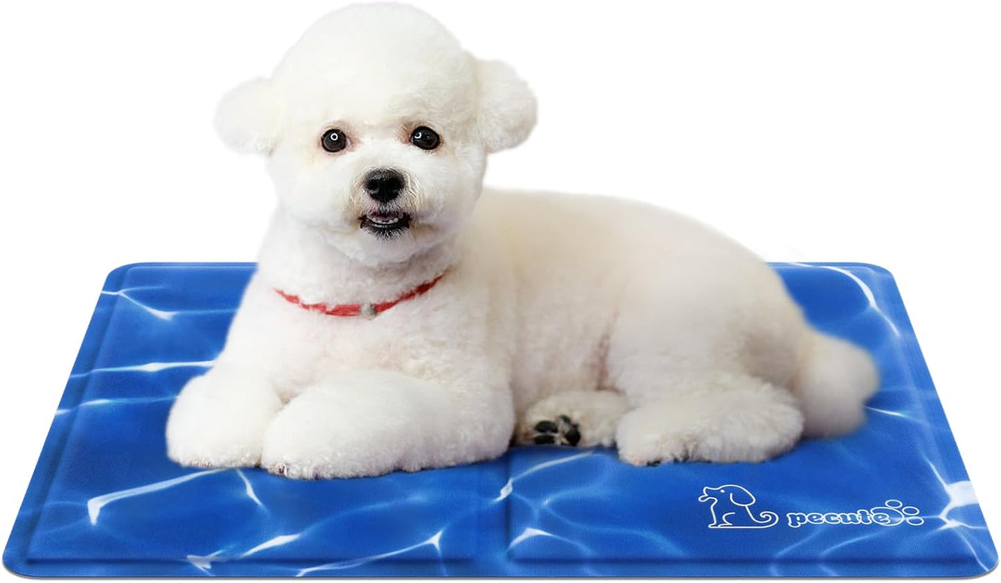 Premium Medium Dog Cooling Mat - 65x50cm, Non-Toxic Gel Self-Cooling Pad for Summer Comfort - Ideal for Dogs and Cats