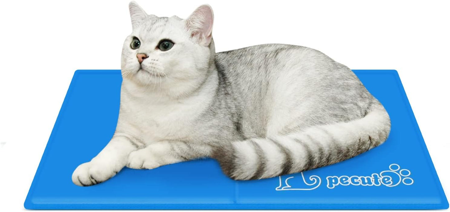 Premium Medium Dog Cooling Mat - 65x50cm, Non-Toxic Gel Self-Cooling Pad for Summer Comfort - Ideal for Dogs and Cats