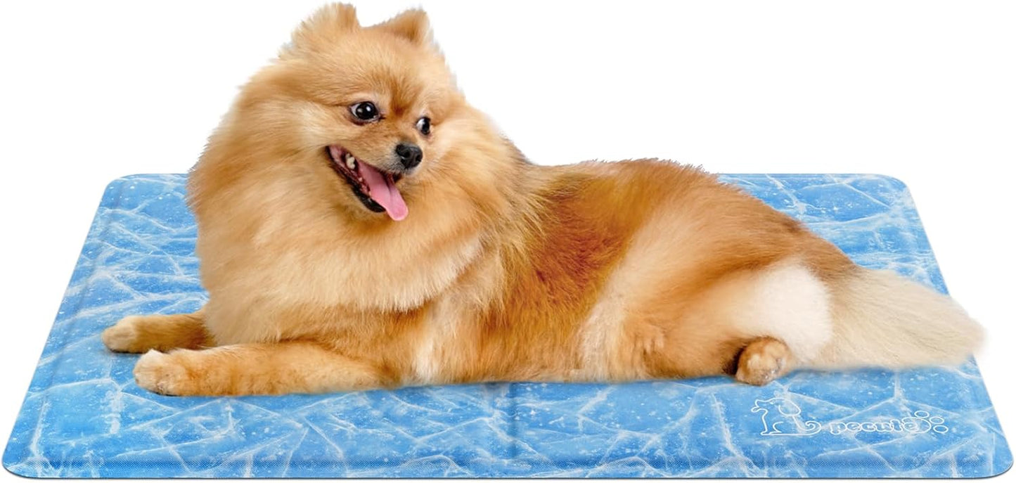 Premium Medium Dog Cooling Mat - 65x50cm, Non-Toxic Gel Self-Cooling Pad for Summer Comfort - Ideal for Dogs and Cats