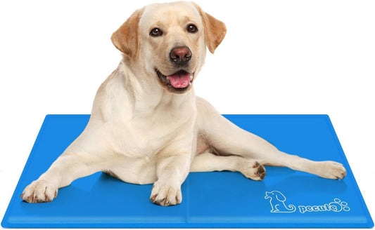 Premium Medium Dog Cooling Mat - 65x50cm, Non-Toxic Gel Self-Cooling Pad for Summer Comfort - Ideal for Dogs and Cats