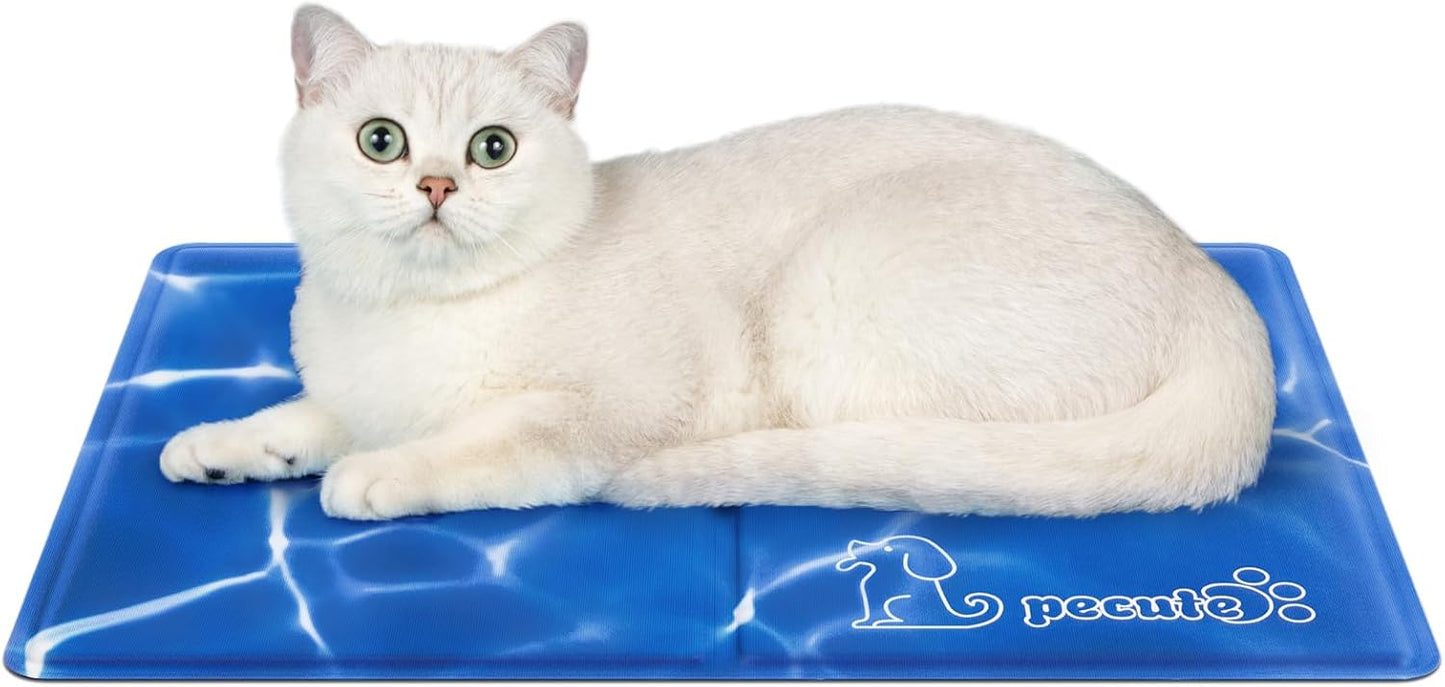 Premium Medium Dog Cooling Mat - 65x50cm, Non-Toxic Gel Self-Cooling Pad for Summer Comfort - Ideal for Dogs and Cats