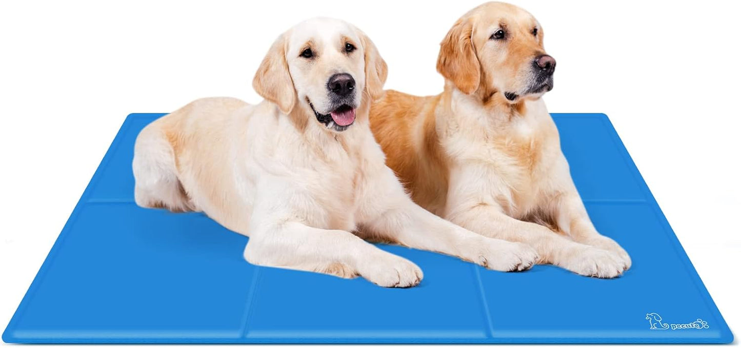 Premium Medium Dog Cooling Mat - 65x50cm, Non-Toxic Gel Self-Cooling Pad for Summer Comfort - Ideal for Dogs and Cats