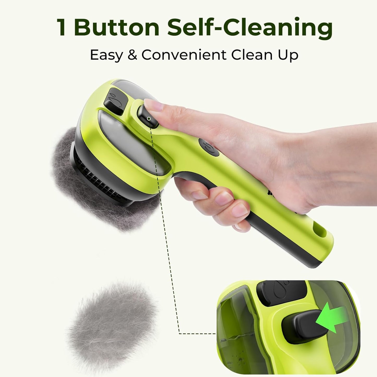 Self-Cleaning Steam Cat Brush with Dual Spray Modes for Effective Grooming of Long and Short Haired Pets