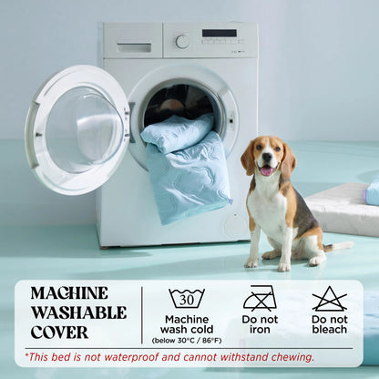 Lesure Orthopedic Cooling Mat for Extra Large Dogs – Q-Max>0.5 with Washable Cover and Non-Slip Egg Crate Foam