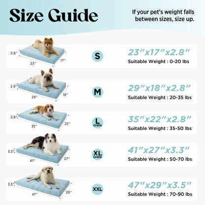 Lesure Orthopedic Cooling Mat for Extra Large Dogs – Q-Max>0.5 with Washable Cover and Non-Slip Egg Crate Foam