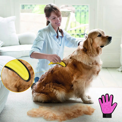 Adjustable Pet Hair Remover Brush with Hanging Ring - Effective Tool for Carpet and Floor Cleaning, Ideal Valentine's Day Gift
