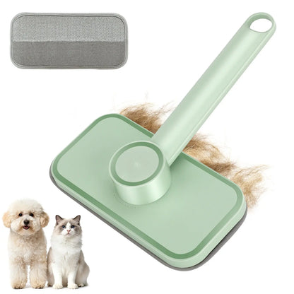 Adjustable Pet Hair Remover Brush with Hanging Ring - Effective Tool for Carpet and Floor Cleaning, Ideal Valentine's Day Gift